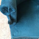 Pair of petrol blue toads