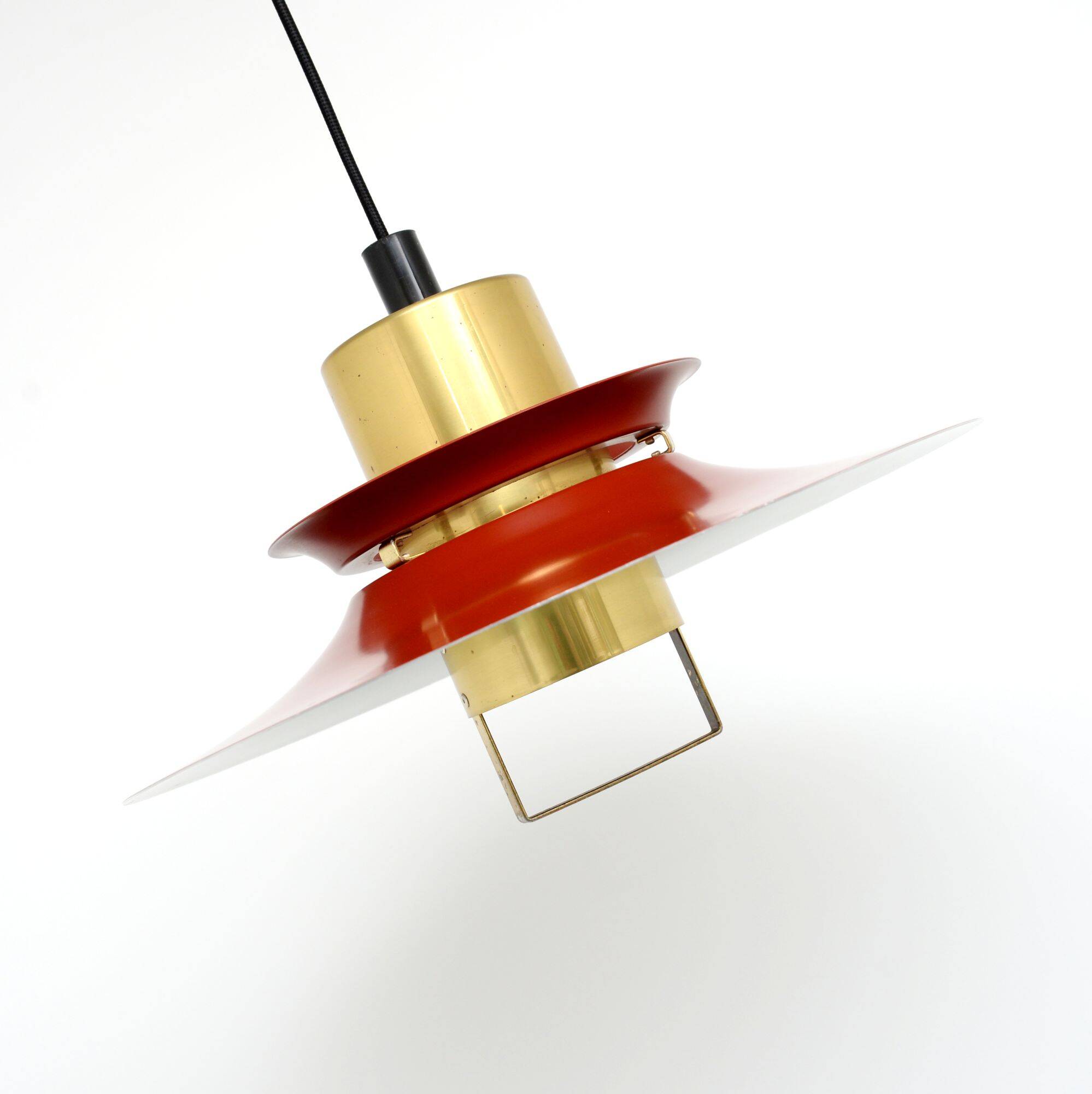 Burgundy Vitrika lamp, Denmark 1960s