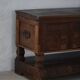 Danish baroque oak buffet from the early 18th century, carved details, 1700-1750.