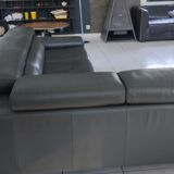 Leather corner sofa
