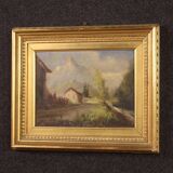 Signed landscape from the 20th century