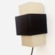 Geometric Curved Wall Lamp By J.J.M. Hoogervorst For Anvia Nederland, The Netherlands 1950S