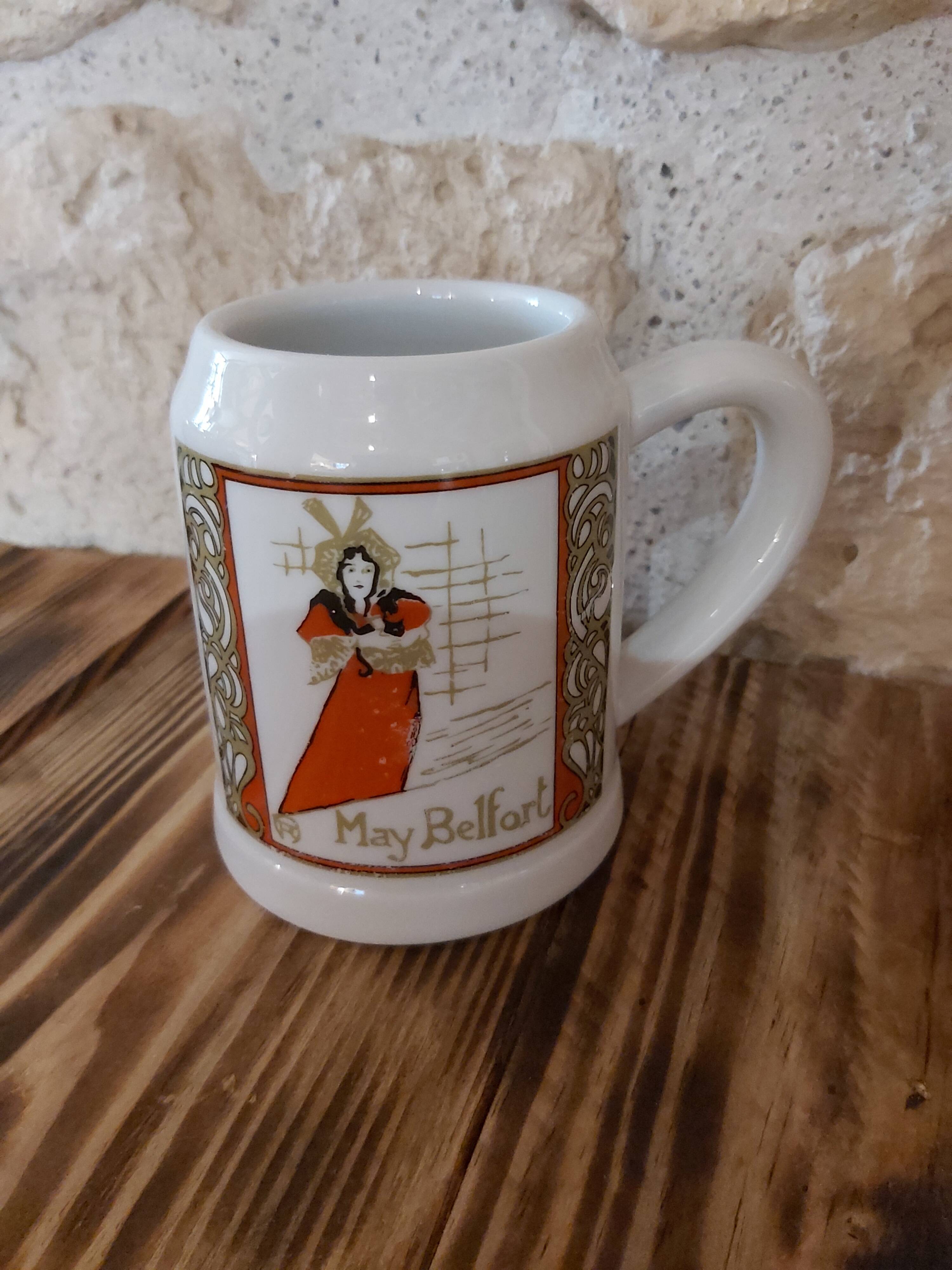 Beer mugs Porcelain by France Pillivuyt posters Toulouse Lautrec