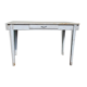 White farm table patinated