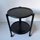 Bar cart from the 60s-70s in its factory black version, attributed to Jens Quistgaard.