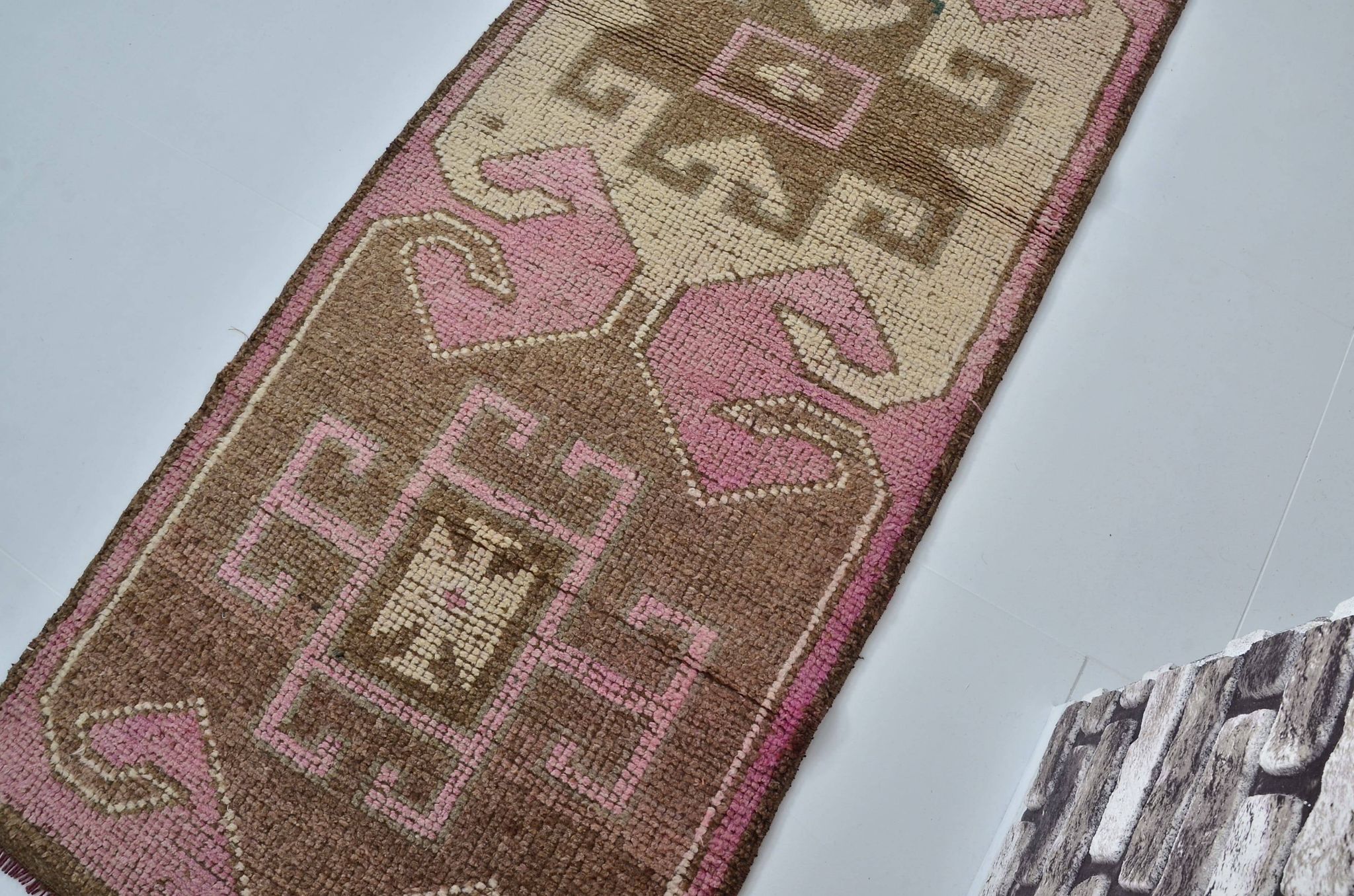Tapis de cuisine turc vintage, référence 2173