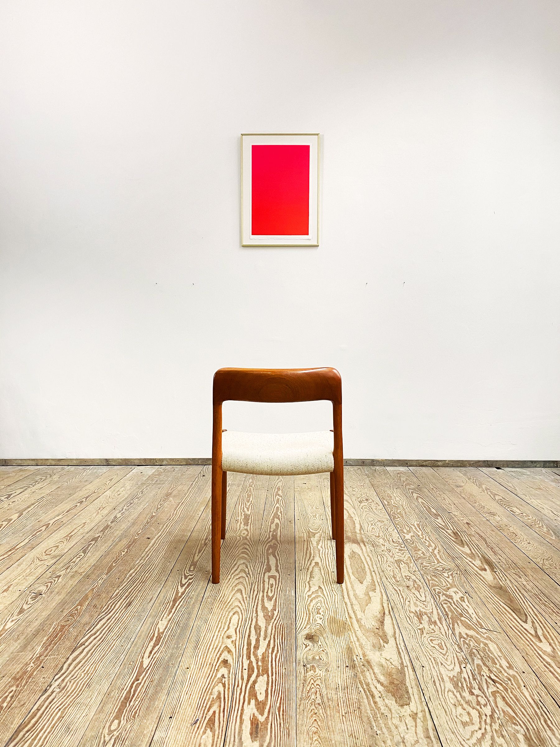 Mid century teak dining chair by Niels O. Møller for J.L. Moller, Model 75,Denmark, 1950s
