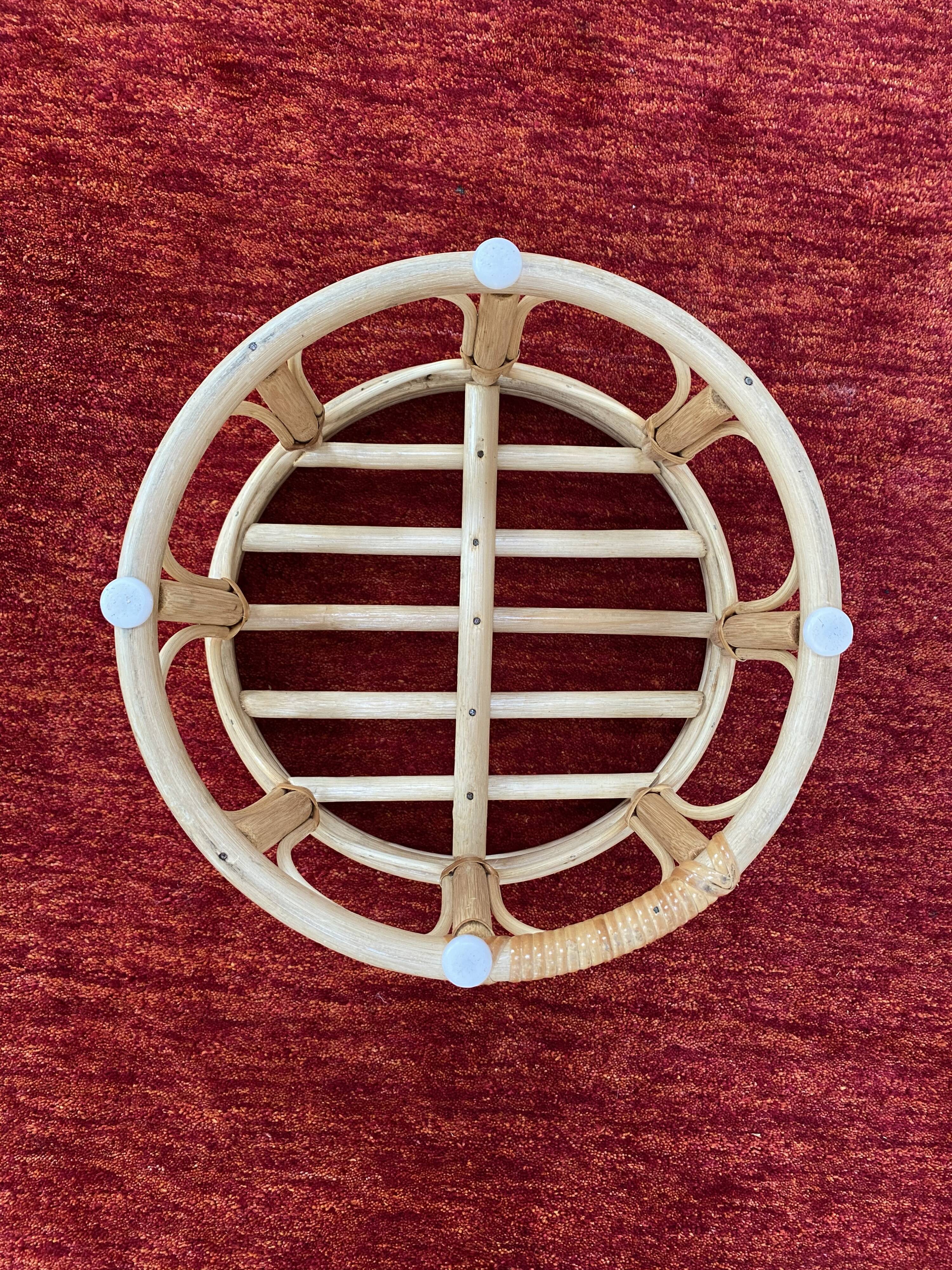 Bamboo stool from the 70s