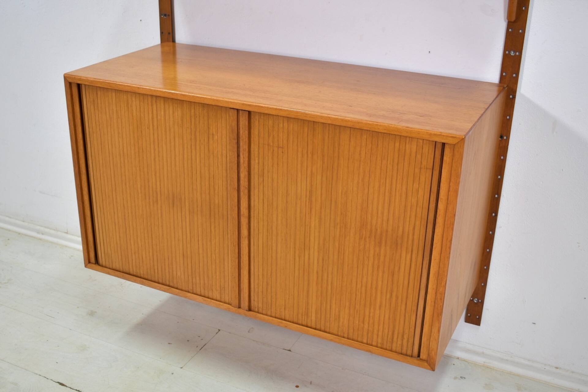 Teak modular shelving unit by HG Furniture 1960s Danish Vintage