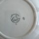 Set of 6 antique deep plates — Céranord pottery, model