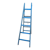 Échelle ancienne bleu électrique
