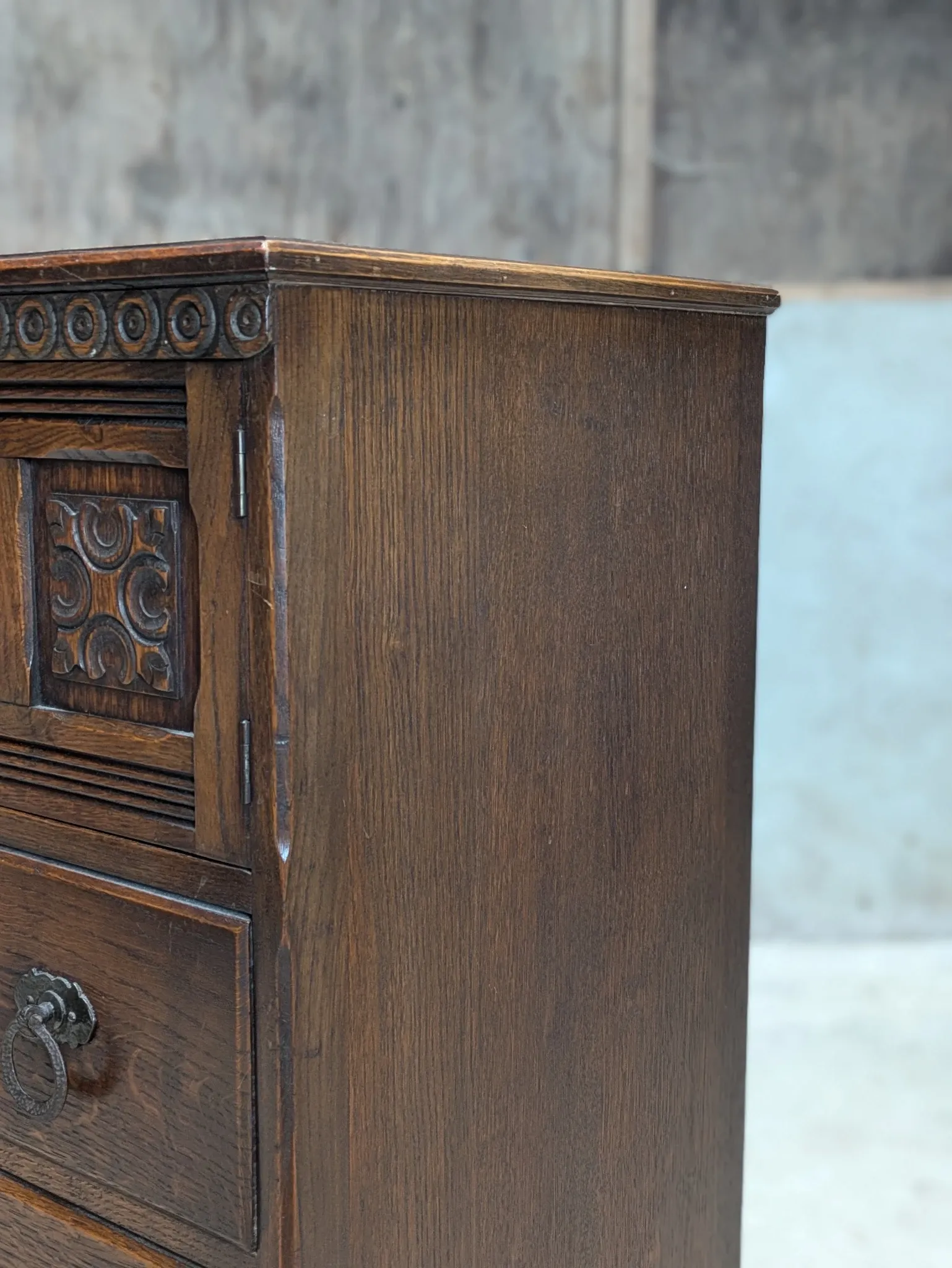 English high chest of drawers