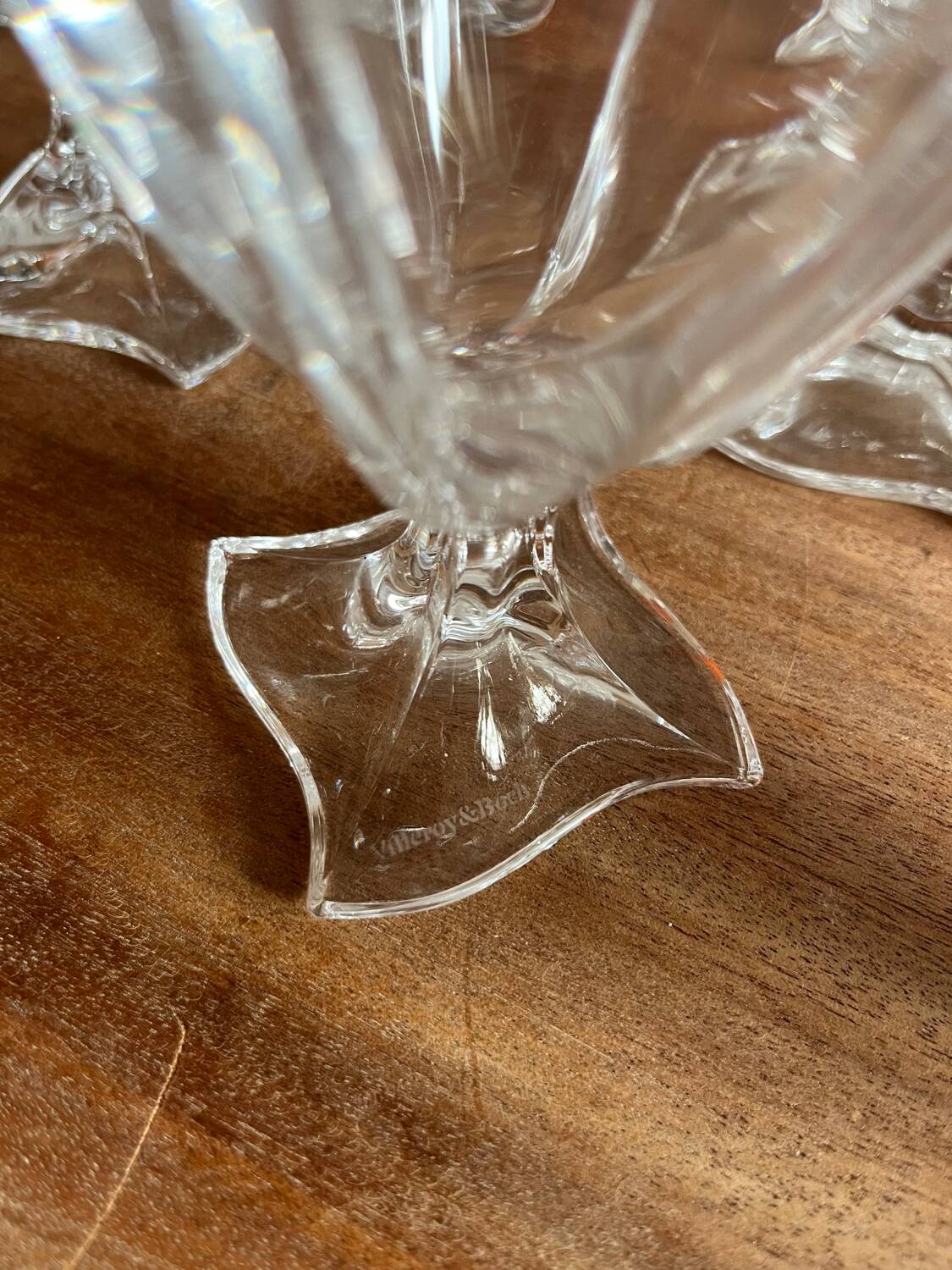 Service verres vintage