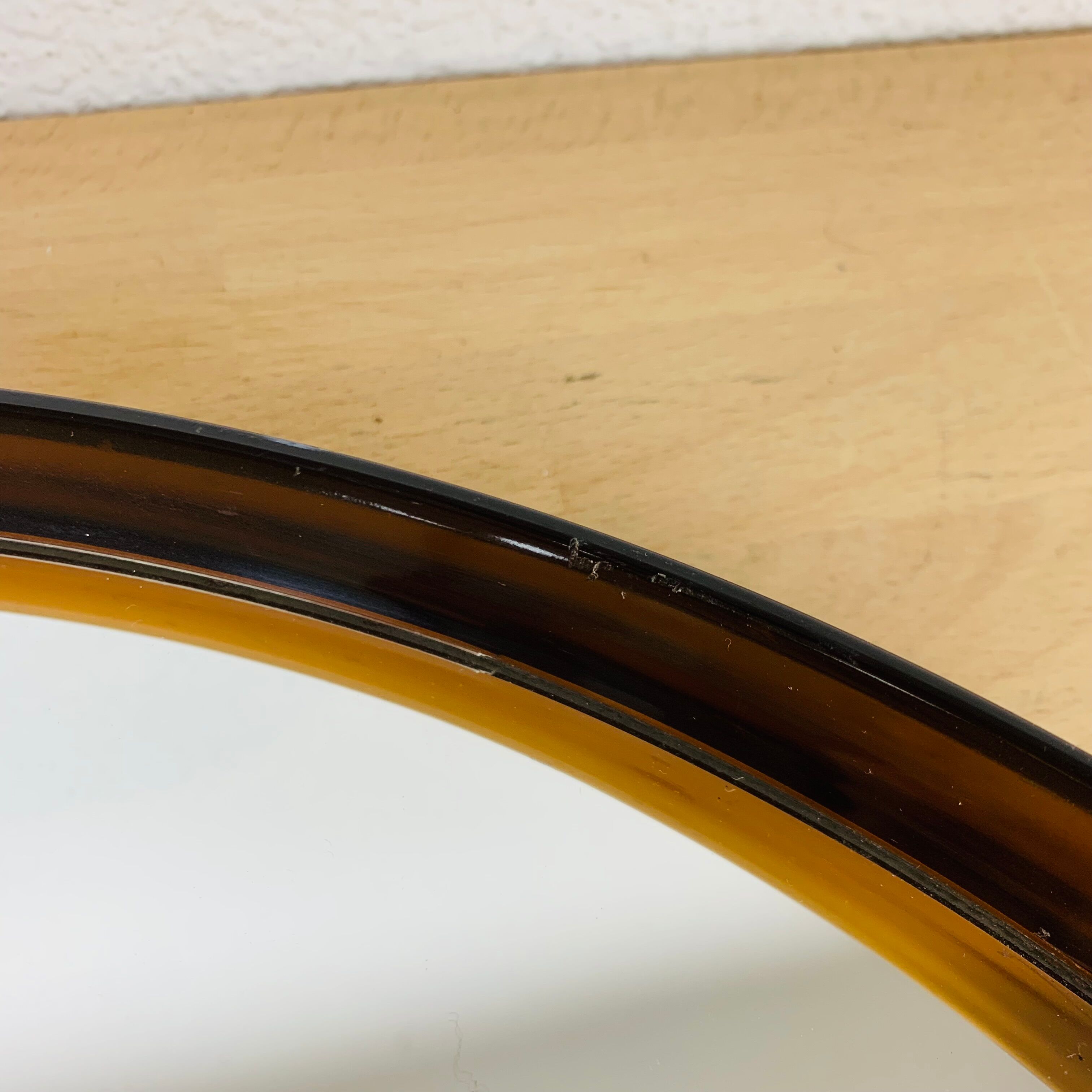 Syla 710 round mirror amber strapping