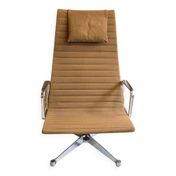 Fauteuil lounge EA 124-Aluminum Group,Charles & Ray Eames, H.Miller 1960/70