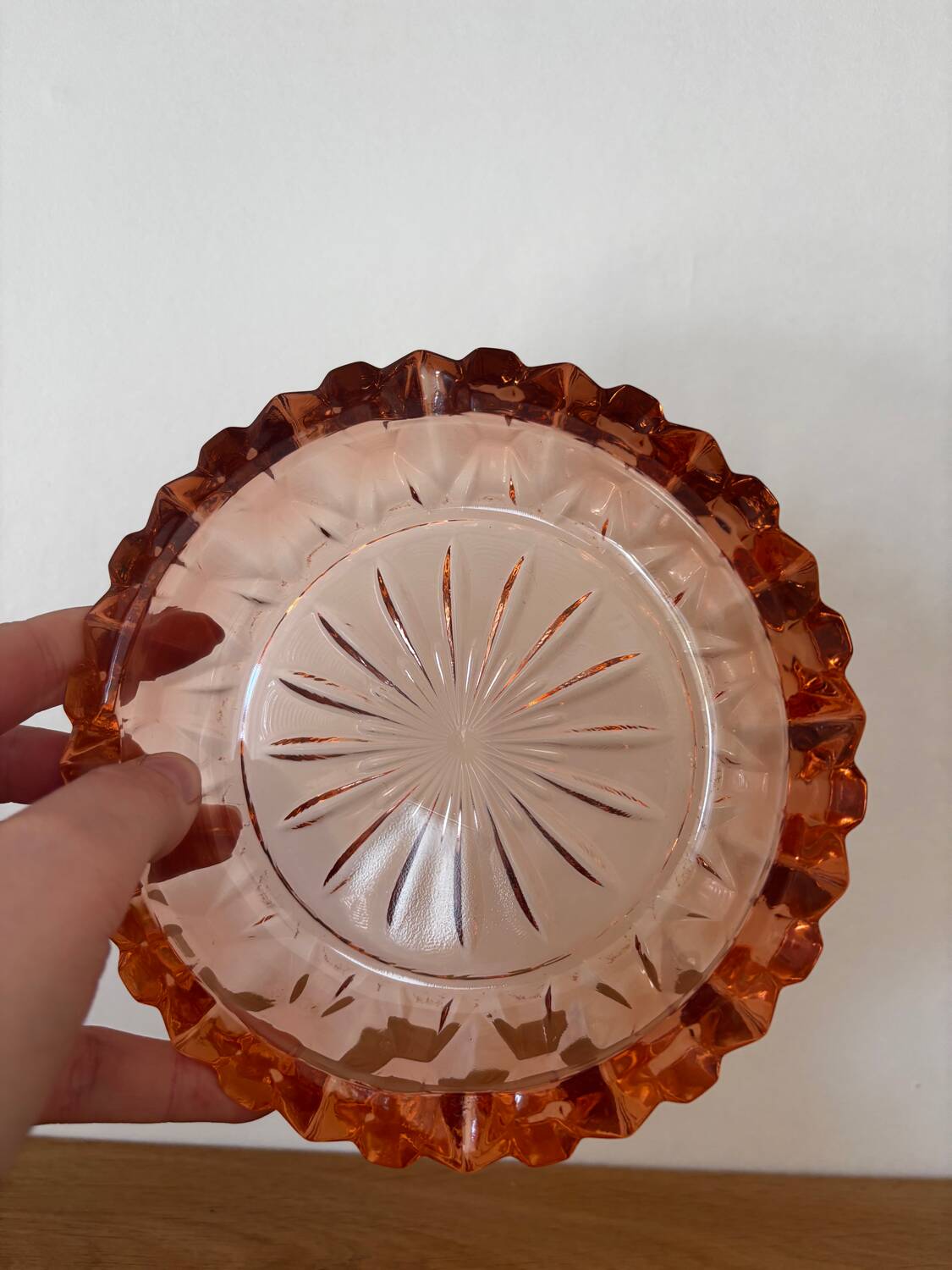 Vintage Luminarc Rosaline ashtray