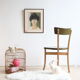 Chaise bistrot vintage en bois revisitée