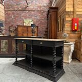 Console from the 19th century in oak.