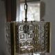 Lustre laiton verre vintage