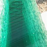 Solid glass desk from the 90s