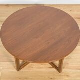 Round mid-century teak coffee table from Remploy, United Kingdom, 1970s