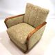Fauteuil de salon Art Déco en jacquard de velours, 1930