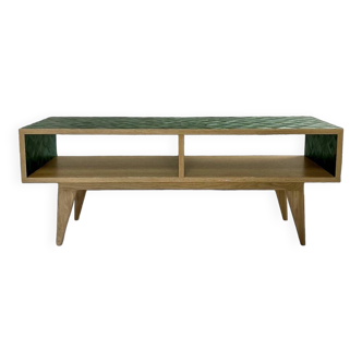 Deep green coffee table