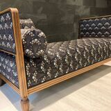 Art Deco chaise longue bench
