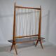 Flower Bench Cherry Wood  1960s Plant Stand