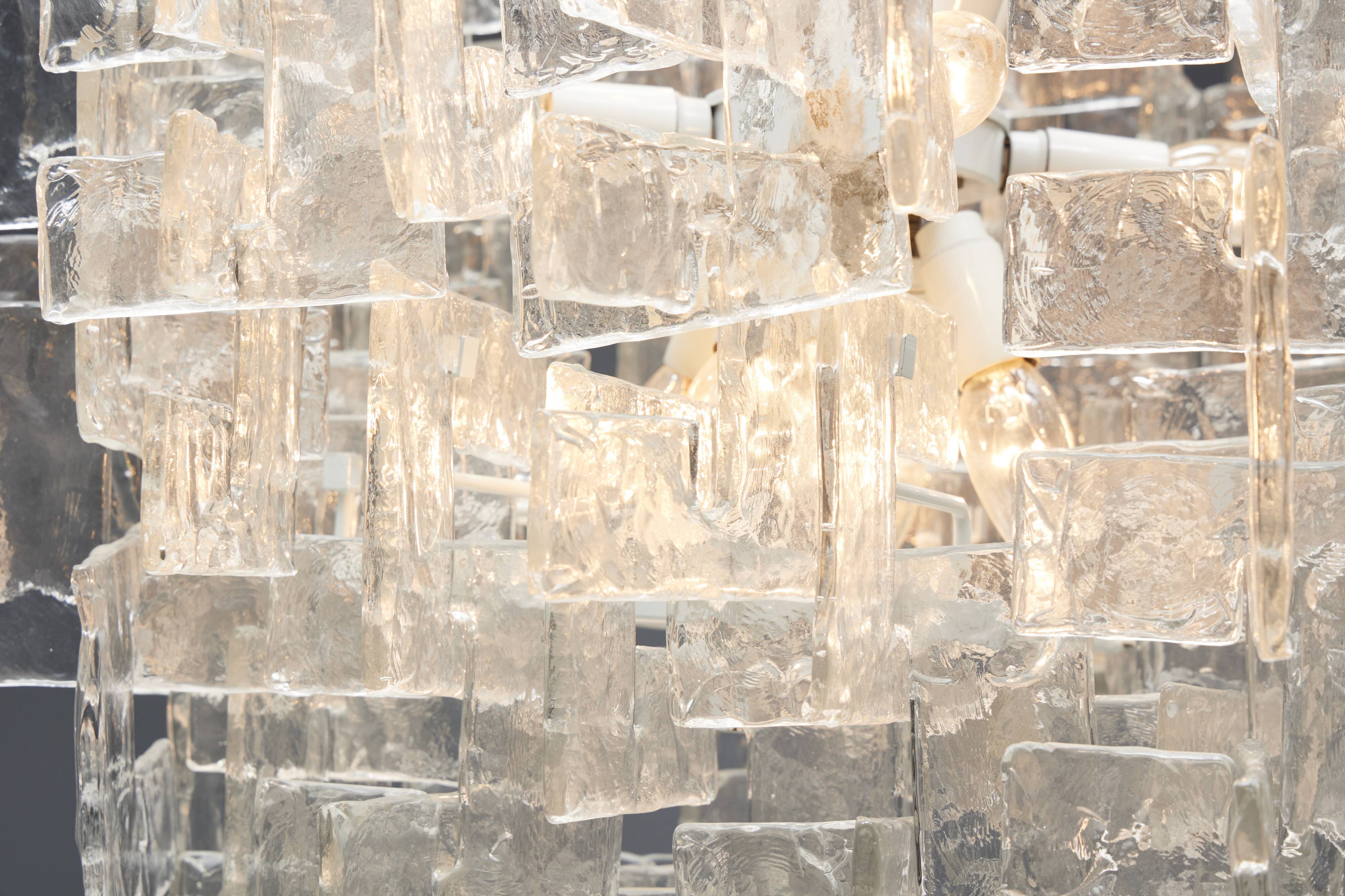 Large Chandelier by Carlo Nason for Mazzega, Italy, 1960s