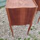 Pair of Louis XVI style marquetry bedside tables
