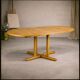 Danish extendable oak dining table by Kurt Østervig for Jason Møbler, 1950s