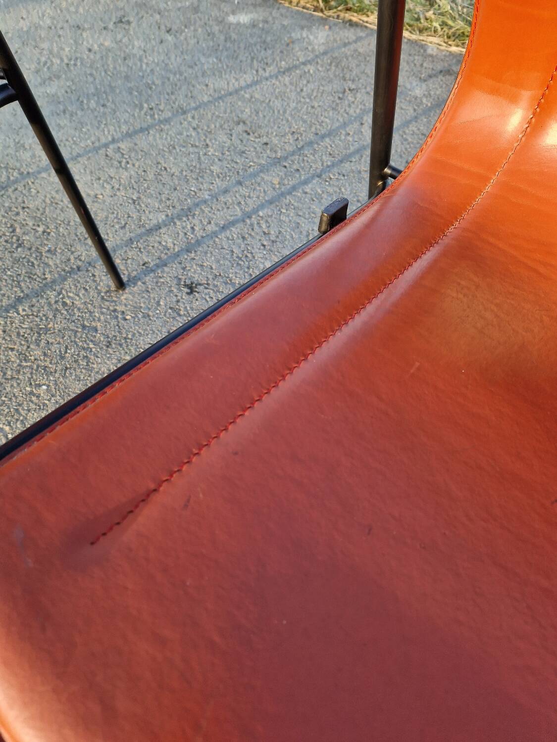 Lot de 2 chaises en cuir Matteo Grassi