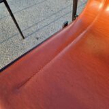 Set of 2 Matteo Grassi leather chairs