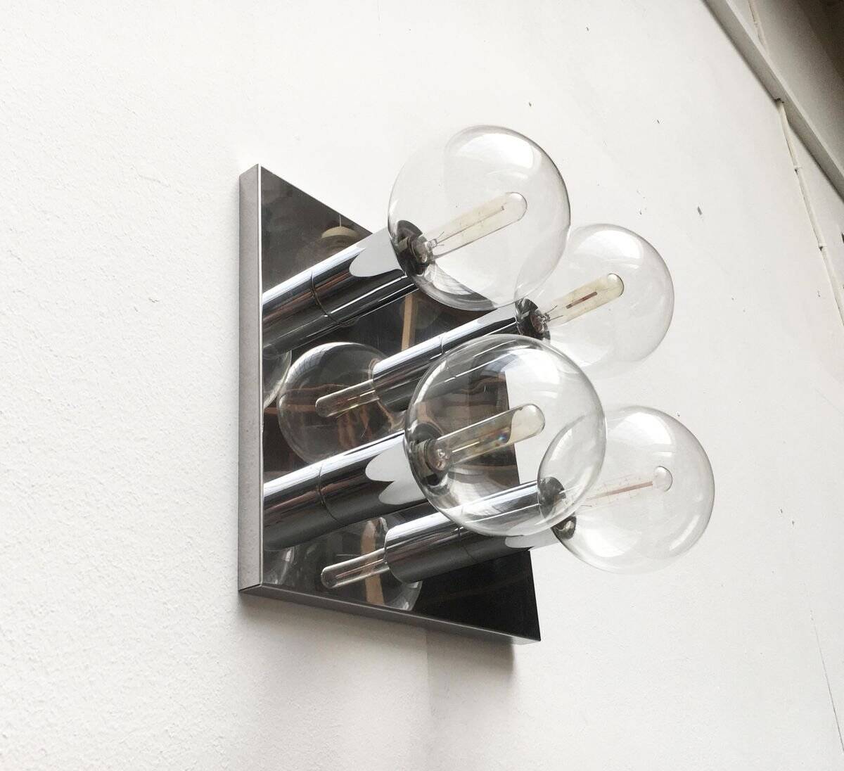 Vintage Space Age ceiling lamp by Motoko Ishii for Staff