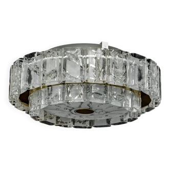 Glass tube chandelier from Murano by Doria, Germany, 1960s.