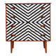 Commode danois Op-Art du milieu du siècle, années 1960.