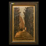 Route forestière, CESARE RIESCH (1906 - 1981)