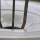 Art Deco chandelier in bronze and silvered brass double sink in opalescent glass