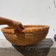 Large round rattan basket