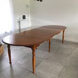 Cherry dining table 110cm stretchable up to 310cm