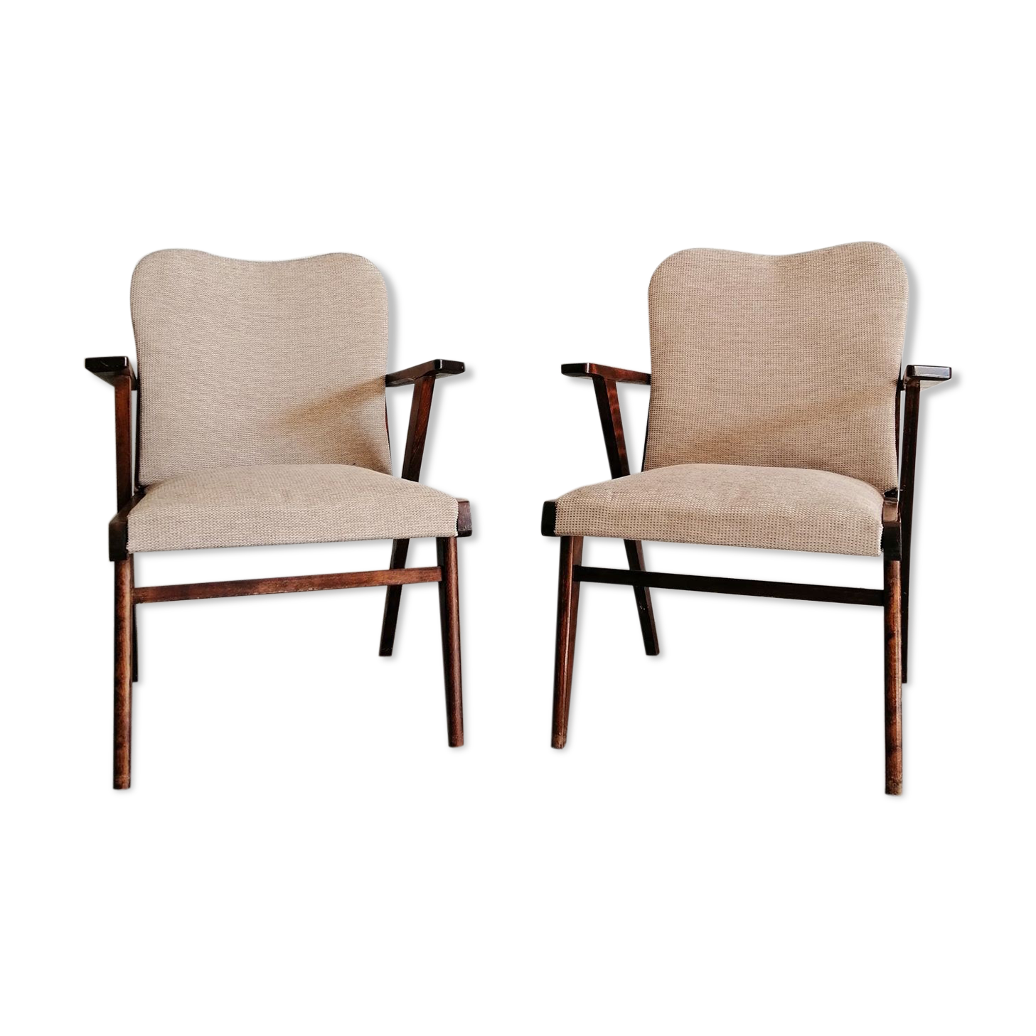Pair of scandinavian armchairs