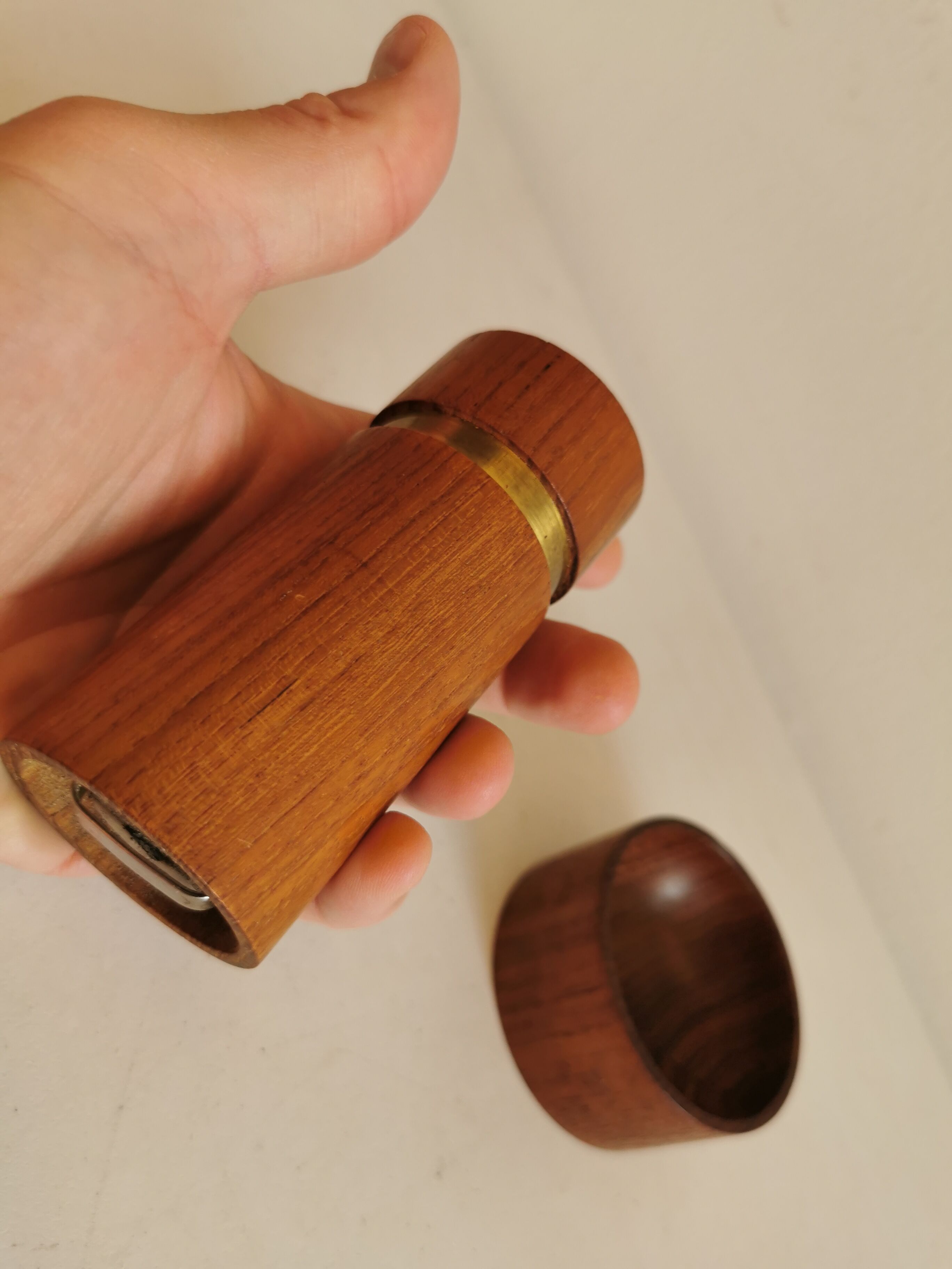 Salt and pepper set, Danish design by Sven Petersen (SAAP) from the 1950s.