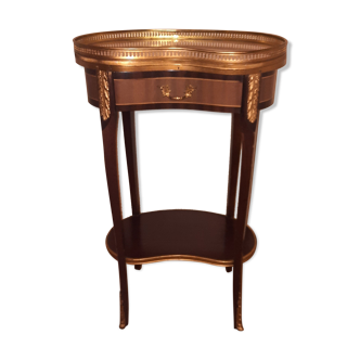 Salon table rognon marquetry