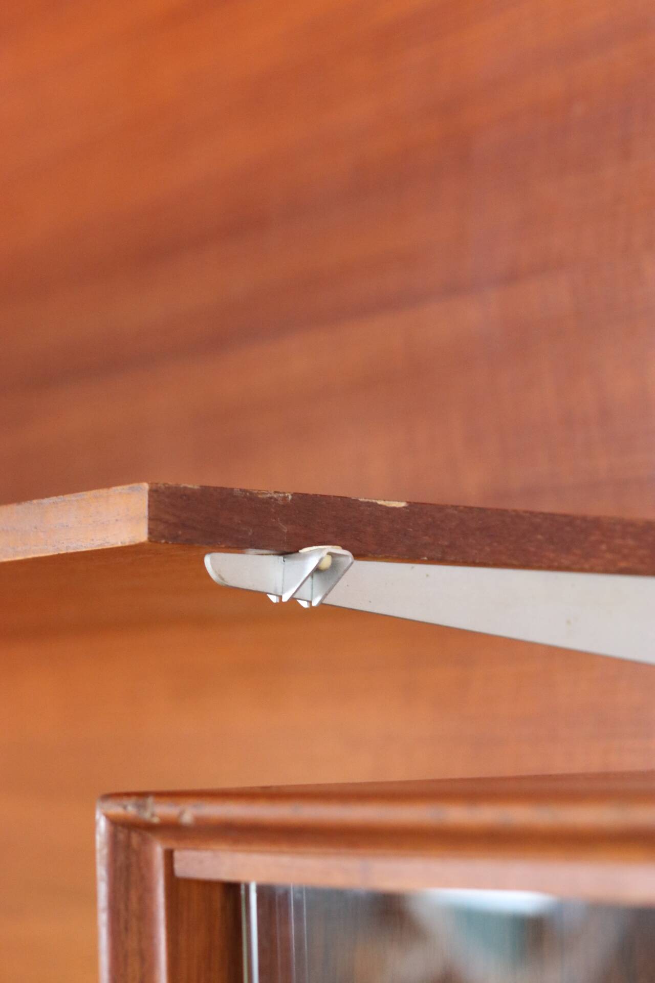 Vintage Scandinavian teak wall unit
