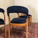 Set of 4 chairs Baumann model "gondola"