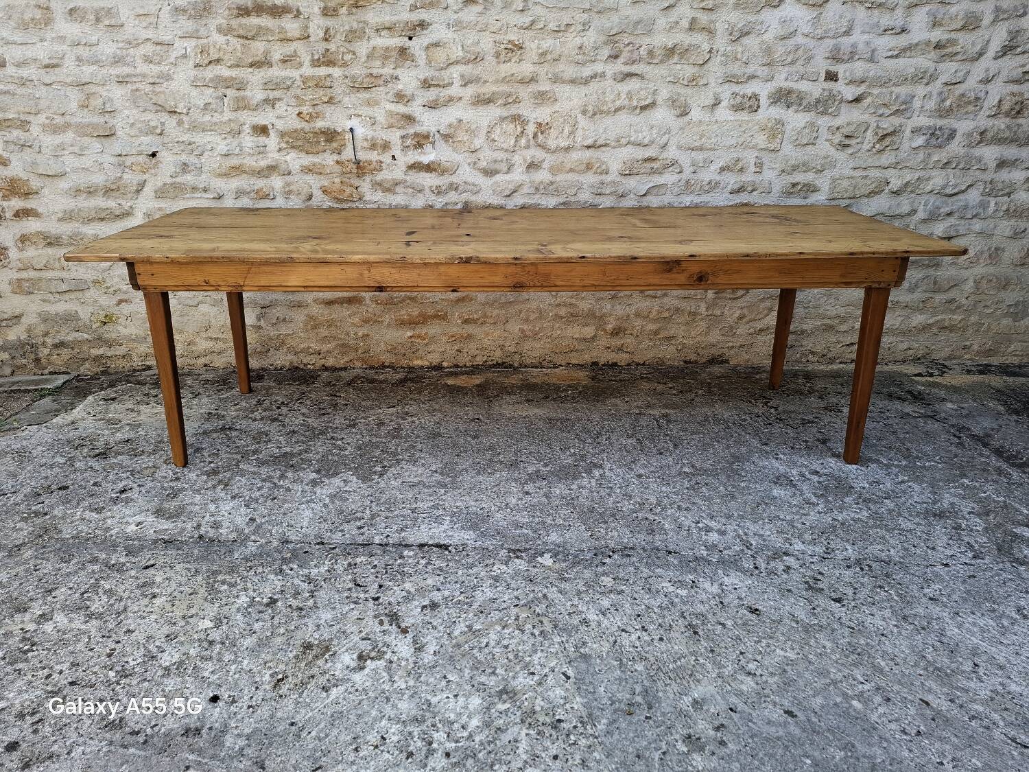 Fir farm table 251 x 85