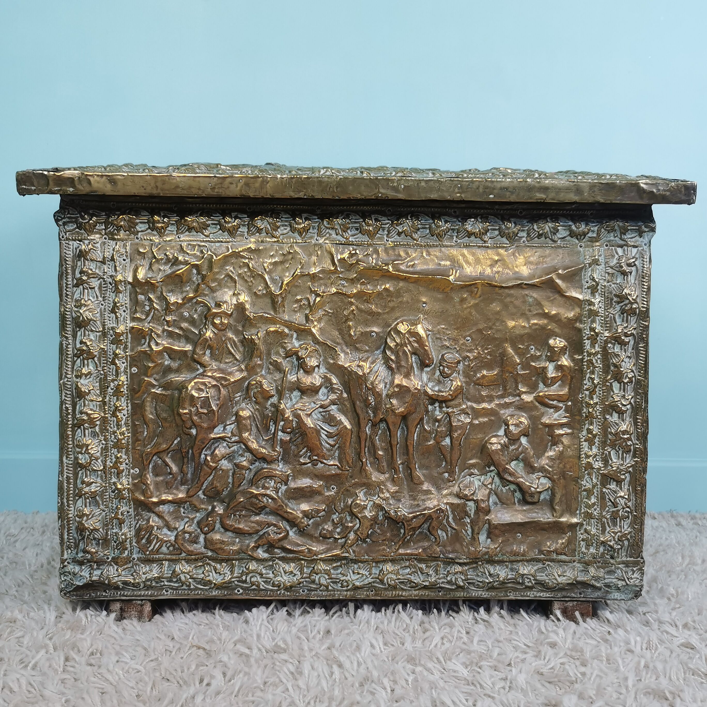 Brass chest