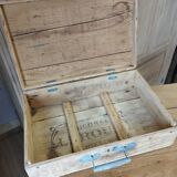 Wooden suitcase