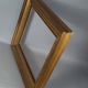 Frame hollow edges wood gilded stucco gold leaf foliage 41x33 or 45x37 cm SB187
